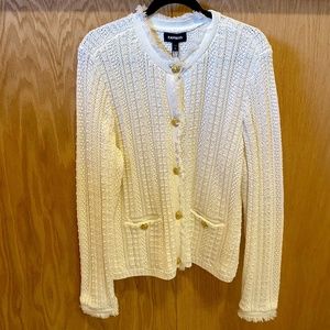 NWT Ivory Express Sweater Sz XL
